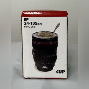 NIB Camera Lens Coffee Mug EF 24-105mm